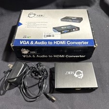 Conversor de áudio para HDMI SIIG CE-VG0M12-S1 VGA - Unidade e adaptador (NOVO) comprar usado  Enviando para Brazil
