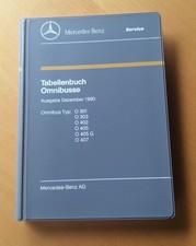Mercedes benz tabellenbuch gebraucht kaufen  Nufringen