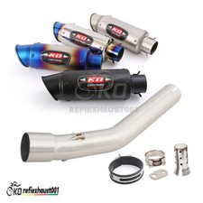 Silenciador de pontas silenciador 51 mm tubo de escape médio para Yamaha Tenere 700 2019-2023 comprar usado  Enviando para Brazil