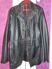 Giacca pelle vintage usato  Mores