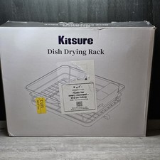 Kitsure rack de secagem de louça para rack de drenagem de pratos suporte de talheres saída de água - NOVO comprar usado  Enviando para Brazil