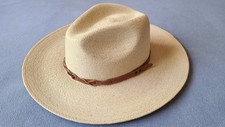 Chapéu de palha Stetson Banyon Great Palm cor natural aba XL 3 1/2" (OSBNYN-9332) comprar usado  Enviando para Brazil