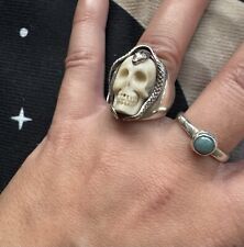 Sterling silver skull for sale  LONDON