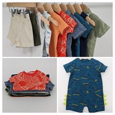 NUEVO LOTE Carter's Bebé Niño Ropa Trajes Prendas para el torso Pantalones Cortos PAQUETE DE VERANO 6 Meses segunda mano  Embacar hacia Mexico