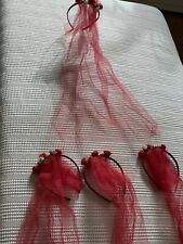 Haarreifen tüll rot gebraucht kaufen  Düsseldorf