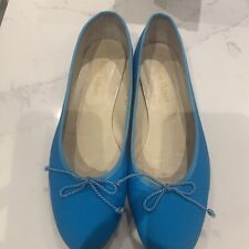 Blue velvet shoes for sale  LONDON