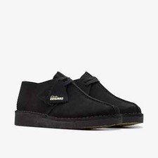 Botas Clarks Originals Bank Robber Desert Trek camurça preta deserto sola crepe comprar usado  Enviando para Brazil