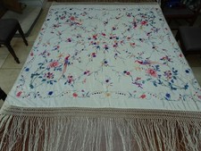 Antique hand embroidered for sale  STEYNING