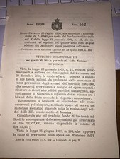 Regio decreto spese usato  Italia