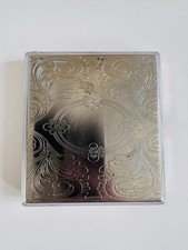 Estojo de cigarro vintage aço inoxidável metal caixa suporte bolso suporte tabaco comprar usado  Enviando para Brazil