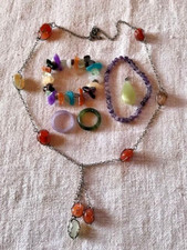 Lot bijoux pierres d'occasion  Moissac