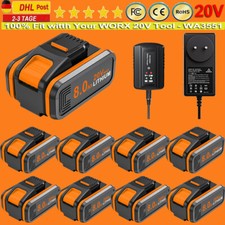 Worx 8000mah 20v for sale  Shipping to Ireland