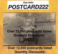 IA Ladora raro 1916 RPPC cartão postal foto real BABY ROCKING CHAIR IOWA Heller comprar usado  Enviando para Brazil