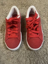 Tênis infantil Puma clássico camurça vermelha 380561-02 tamanho 3.5, usado comprar usado  Enviando para Brazil