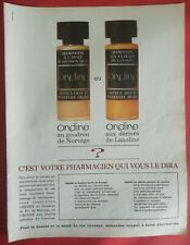 Publicité 1964 shampoing d'occasion  Le Portel
