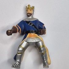 Boneco de ação medieval em corrente parcial 3,5" King Richard AZUL sem espada, usado comprar usado  Enviando para Brazil