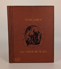 The True Story of Saint Dustan and the Devil 1871 Antique Occult Witchcraft Book, usado comprar usado  Enviando para Brazil