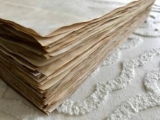 50 Folhas De Café tingido de papel para Sucata Lançamentos 8.5x11 comprar usado  Enviando para Brazil