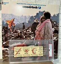 1969 WOODSTOCK Vinil LP e Ingresso Completo para Evento PSA 9 Perfeito Estado - Hendrix / Santana comprar usado  Enviando para Brazil