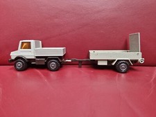 Vintage Matchbox Super Kings K-30 K-32 Unimog i przyczepa 1978 odlew ciśnieniowy używany bez pudełka na sprzedaż  PL