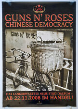 +++ 2008 GUNS N' ROSES Cartaz Promocional Álbum "Democracia Chinesa" 1ª impressão, usado comprar usado  Enviando para Brazil