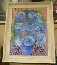 Large oil flowers for sale  UCKFIELD