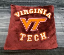 Travesseiro decorativo Virginia Tech Hokies 14"x13"x3" com zíper macio limpo comprar usado  Enviando para Brazil