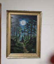 Vollmond waldweg acryl gebraucht kaufen Vollmond waldweg acryl gebraucht kaufen  Deutschland