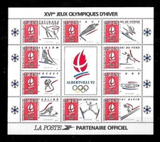 Bloc feuillet albertville d'occasion  Chelles