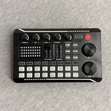 Mezclador de audio profesional tarjeta de sonido en vivo con efectos mezcladores DJ y cambiador de voz segunda mano  Embacar hacia Mexico