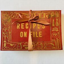 Vintage recipe accordion for sale  Grand Rapids