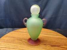 Vaso de vidro arte decorativa fosco verde com rolha, três cores, usado comprar usado Vaso de vidro arte decorativa fosco verde com rolha, três cores, usado comprar usado  Enviando para Brazil