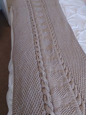 Beige bed runner for sale  RICKMANSWORTH