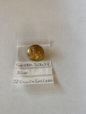 Brass button 22mm for sale  HINCKLEY