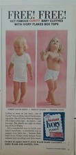 1964 instantâneo marfim sabão flocos menina roupa íntima calça de treinamento anúncio de roupa íntima comprar usado  Enviando para Brazil