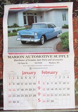 1995 Great American Car Calendar Wall Marion Automotive Supply Madison WI comprar usado  Enviando para Brazil