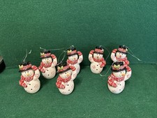 Vintage snowman ornaments for sale  Macomb