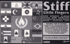 stiff little fingers poster for sale stiff little fingers poster for sale SUNDERLAND