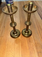solid brass candle sticks for sale  Merchantville