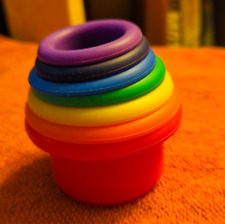 Silicone stacking cups for sale  Silver City