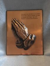 Praying hands wall for sale  MIDDLEWICH