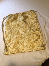 Mochila Penelope Ann~Tote~Dourado~Brilhante~Bolso com Zíper Adicional~EXCELENTE!, usado comprar usado  Enviando para Brazil