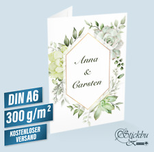 Einladungskarte hochzeit hochz gebraucht kaufen  Düsseldorf