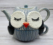 Ceramic knitted owl for sale  BRIDGEND