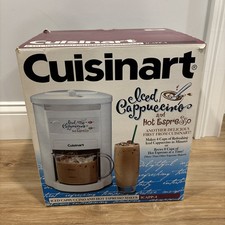 Cappuccino gelado e máquina de café expresso quente Cuisinart modelo ICAPP-4 nova em folha caixa aberta, usado comprar usado Cappuccino gelado e máquina de café expresso quente Cuisinart modelo ICAPP-4 nova em folha caixa aberta, usado comprar usado  Enviando para Brazil