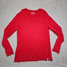 Camiseta Sweet Coleção Masculina Média Vermelha Manga Longa Algodão Penteado Casual, usado comprar usado  Enviando para Brazil