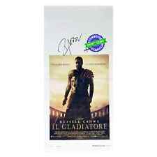 Russell crowe signed usato  Montesilvano