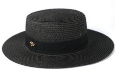 Classic black boater for sale  LONDON