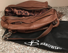 Makowsky brown leather for sale  Bridgeview
