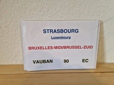Sncb zuglaufschild vauban gebraucht kaufen  Leipzig
